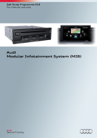 SSP 618 Audi Modular Infotainment System  MIB 